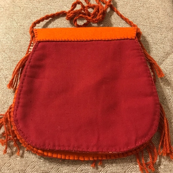 Saddlebag made of felt fabric - Picture 3 of 5